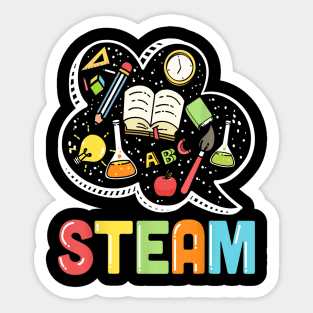 STEAM Teacher and Student Back to School STEM Sticker